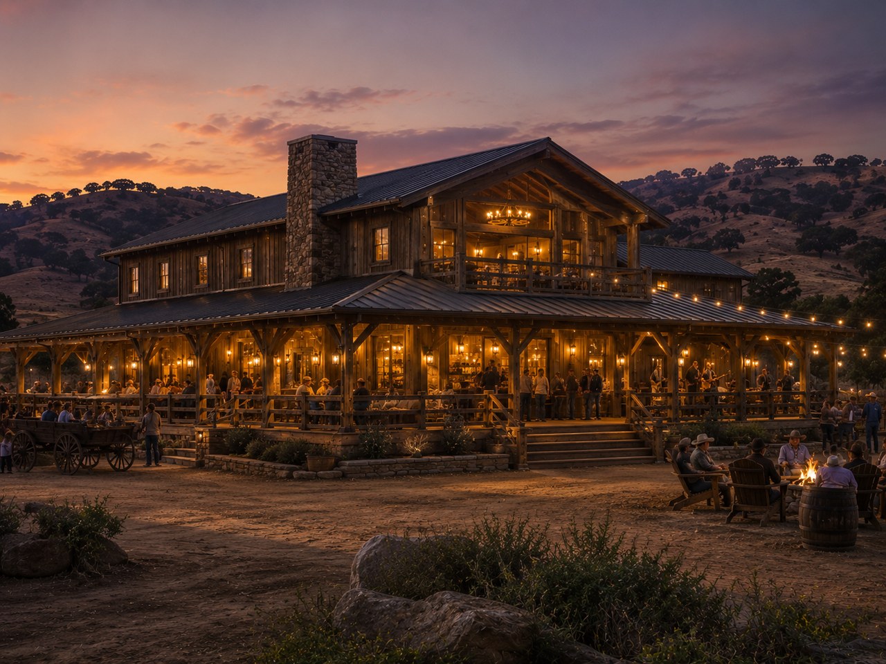 Silver Dollar rendering at golden hour
